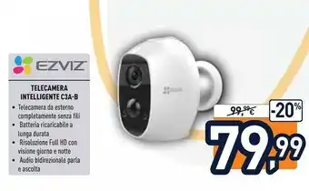 Unieuro Ezviz Telecamera Intelligente C3A-B offerta