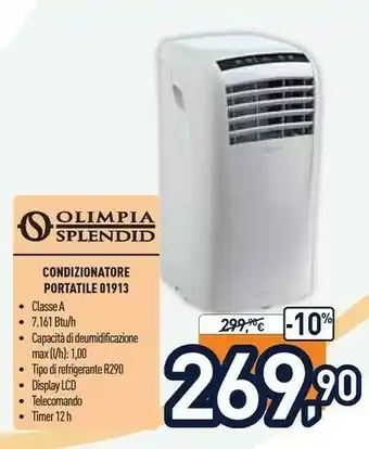 Olimpia splendid Condizionatore Portatile 01913