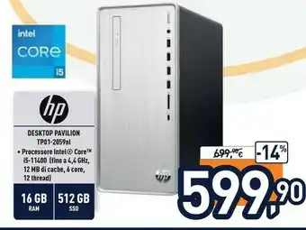 HP Desktop Pavilion TP01-0059nl