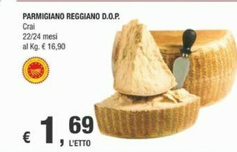 Crai Parmigiano Reggiano Dop offerta