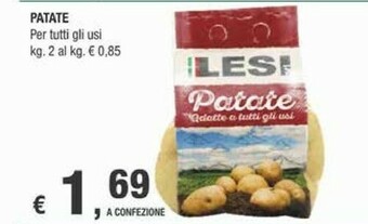 Crai Lesi Patate offerta