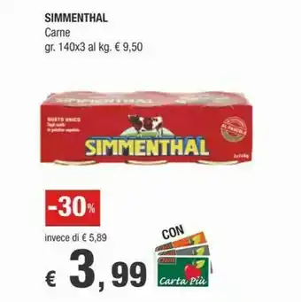 Bolton Alimentari Spa - Simmenthal 140 G(ml)