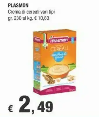 Crai Plasmon Crema Di Cereali offerta