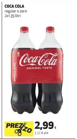 Coop Coca cola regular o zero offerta