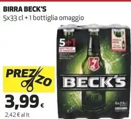 Coop Becks birra offerta