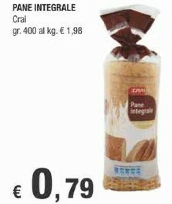 Crai Crai - Pane Integrale Morbido A Gette offerta