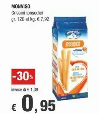 Crai Monviso Grissini Iposodico offerta