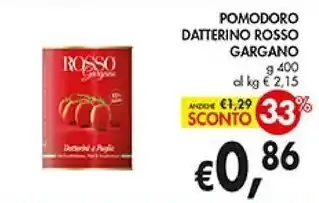 Rosso gargano pomodoro datterino