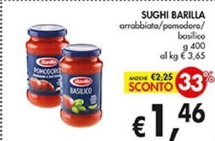 Coal Barilla sughi offerta