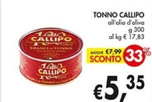 Coal Callipo tonno offerta