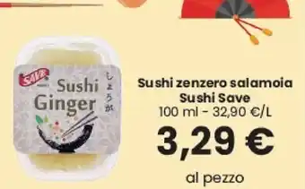 Save sushi zenzero salamoia sushi