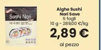 Save alghe sushi nori