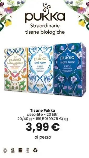 Interspar Pukka tisane offerta