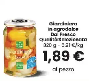 Interspar Qualità selezionata - giardiniera in agrodolce dal fresco offerta