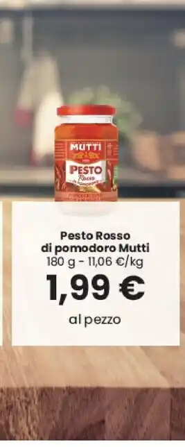 Interspar Mutti pesto rosso di pomodoro offerta