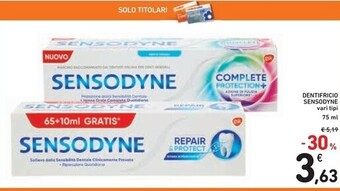 Spazio Conad Sensodyne dentifricio offerta