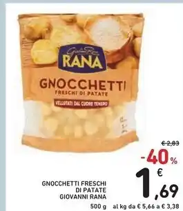 Spazio Conad Giovanni rana gnocchetti freschi di patate offerta