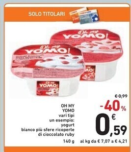 Spazio Conad Yomo oh my offerta