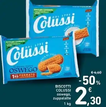 Spazio Conad Colussi biscotti offerta