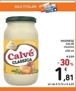 Spazio Conad Calvè maionese offerta