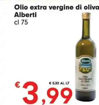 Despar Alberti Olio Extravergine Di Oliva 750 G(ml) offerta