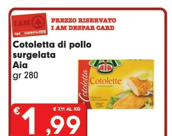 Despar Filetti di merluzzo offerta
