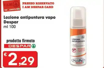 Despar Lozione Antipuntura Vapo