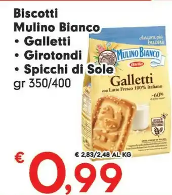 Despar Mulino Bianco Spicchi Di Sole 400 G(ml) offerta