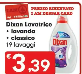 Despar Dixan Lavatrice Lavanda/ Classico offerta