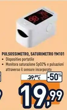 Telesystem Pulsossimetro Saturimetro YM101