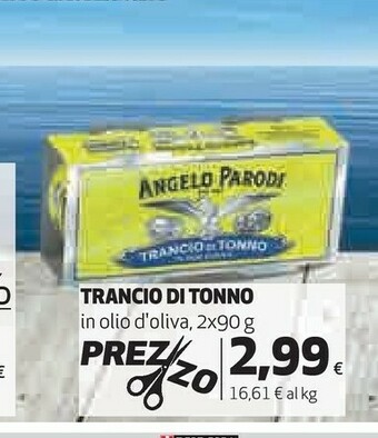 Coop Angelo Parodi - Trancio Di Tonno In Olio Di Oliva offerta