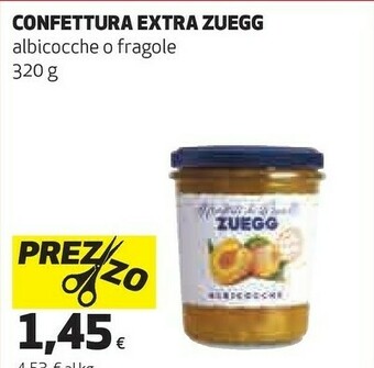 Coop Zuegg Fragole Confettura Extra 320 G(ml) offerta