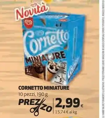 Coop Algida Cornetto Miniature offerta