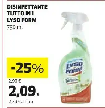Coop Lysoform Disinfettante Tutto In 1 offerta