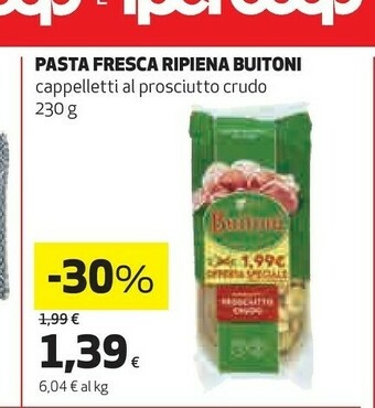 Coop Buitoni Cappelletti Al Prosciutto Crudo 230 G(ml) offerta