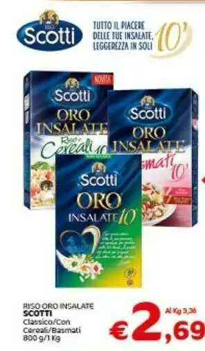 Crai Scotti Riso Oro Insalate offerta