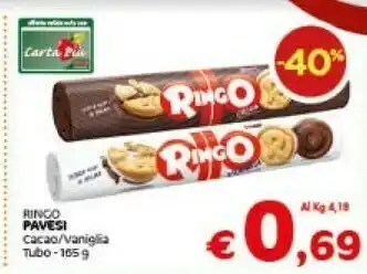 Crai Pavesi Ringo Cacao 165 G(ml) offerta