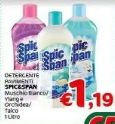 Crai Spica&Span Detergente Pavimenti offerta