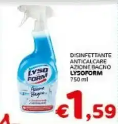 Crai Lysoform Disinfettante Anticalcare offerta