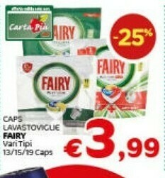 Crai Fairy Caps Lavastoviglie offerta