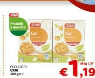 Crai Crai Ceci Cotti offerta