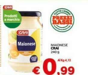 Crai Crai - Maionese offerta