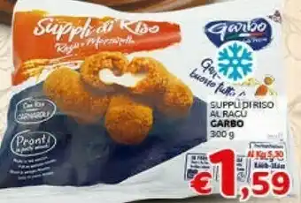 Crai Garbo Suppli Di Riso Al Ragu 300 G offerta