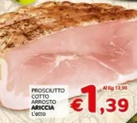 Crai Prosciutto Cotto Arrosto Ariccia offerta