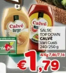 Crai Calvè Salse Top Down offerta