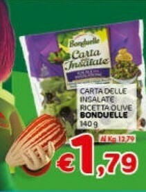 Crai Bonduelle Carta Delle Insalate Ideale Per Insalatone 140 G(ml) offerta