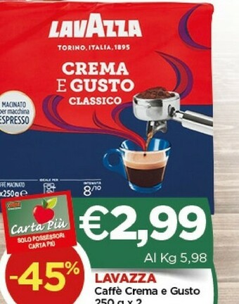 Crai Lavazza Caffe Crema E Gusto offerta