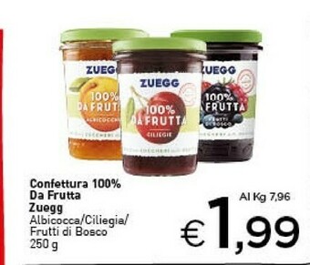 Crai Zuegg Frutti Di Bosco 100% Da Frutta 250 G(ml) offerta