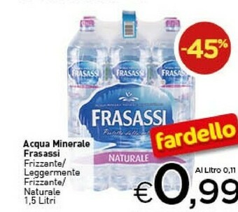 Crai Frasassi - Acqua Minerale Naturale 1500 g(ml) offerta