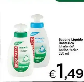 Crai Borotalco 906632 Sapone Sapone Liquido 250 Ml 1 Pezzo(i) offerta